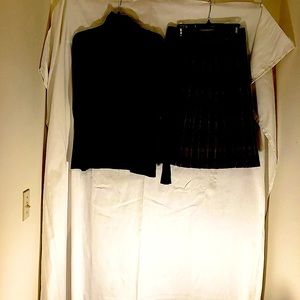 Classic Pendleton Skirt and Sweater